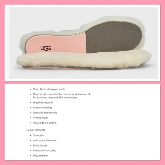 UGG Sheepskin Replacement Insoles - Picture 3 of 10